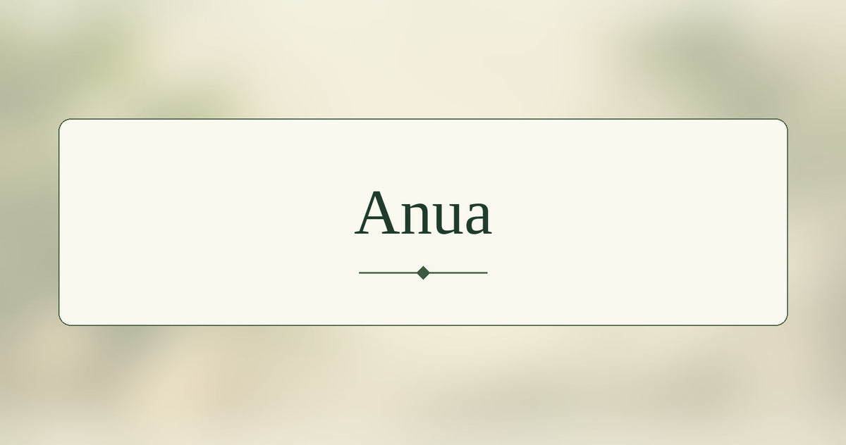 Glow Áine anua collection, centered title