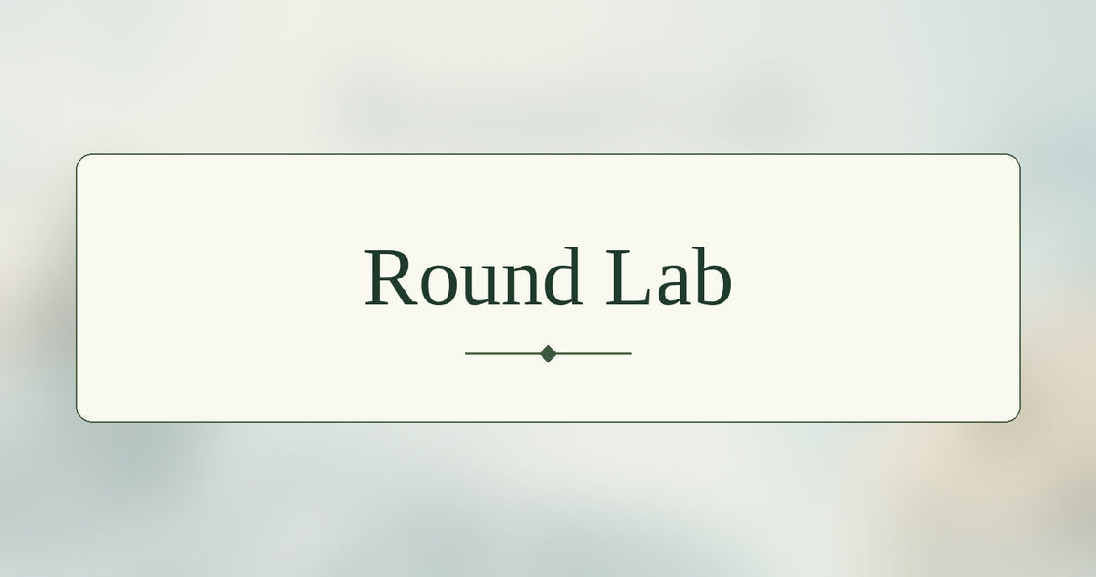 Glow Áine round lab centered collection tile