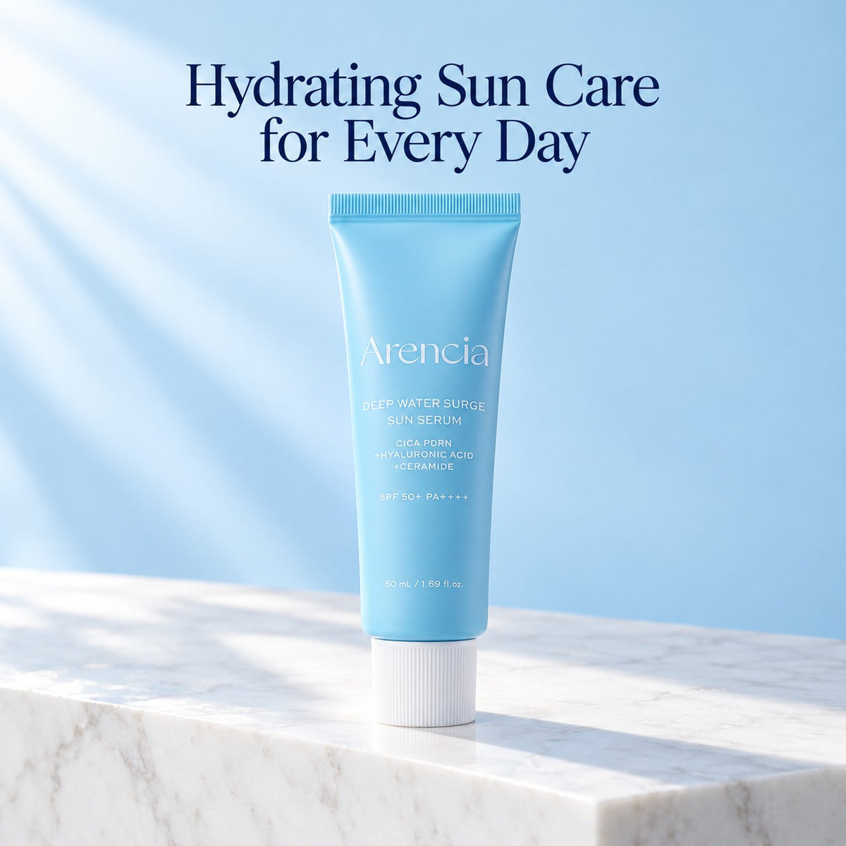 Arencia Deep Water Surge Sun Serum SPF50+ PA++++ 50ml